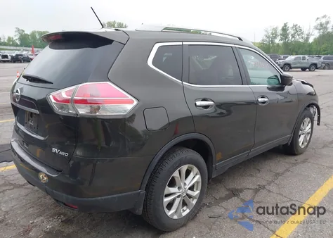 2015 Nissan Rogue Sv из США, поврежденный, VIN 5N1AT2MK3FC844393